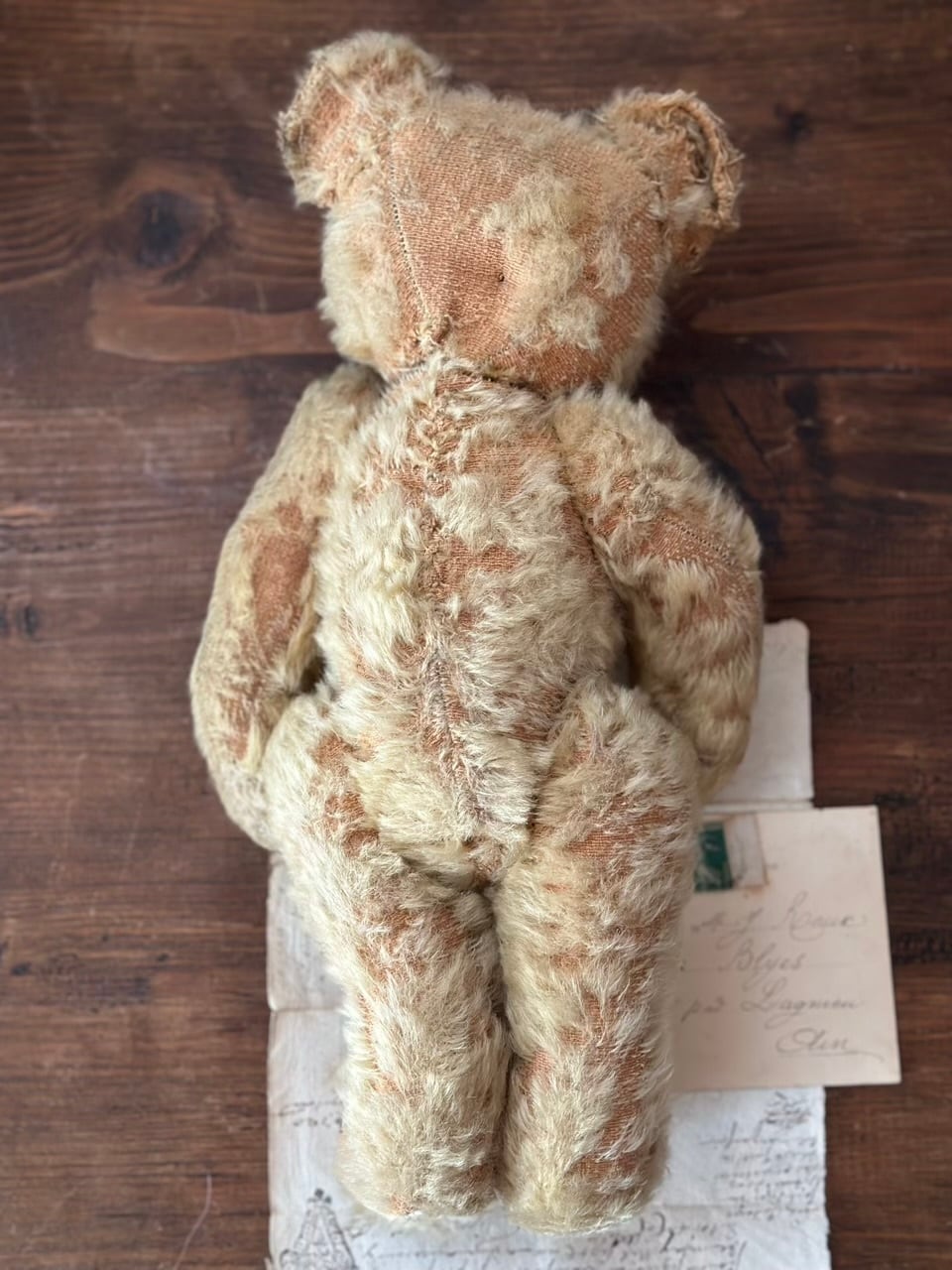 ブルーアイのベア 青い瞳 くまのぬいぐるみ | Brocante de La Cocotte