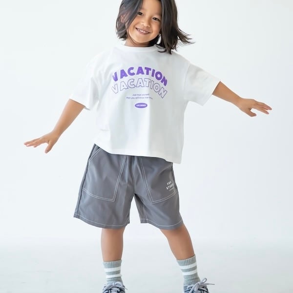 Fov Vacation S/S T-Shirt【90-160cm】White