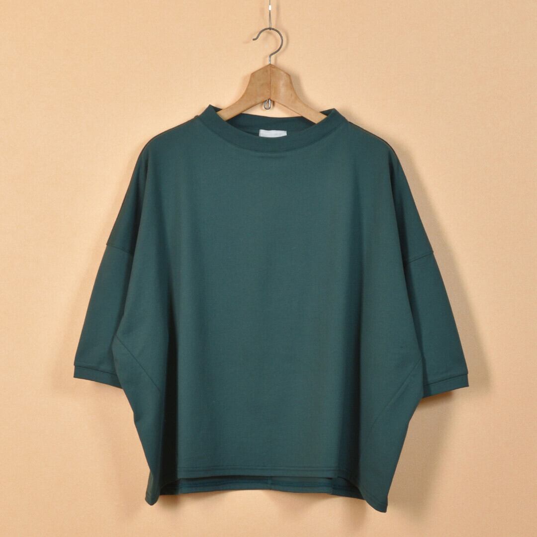 sasanqua by trees サザンカバイツリーズ バスクシャツ・グリーン 心地よい着心地で、リラックスした日々を過ごしていただけます