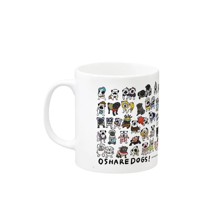 4周年限定おしゃれdogsマグカップ【集合】