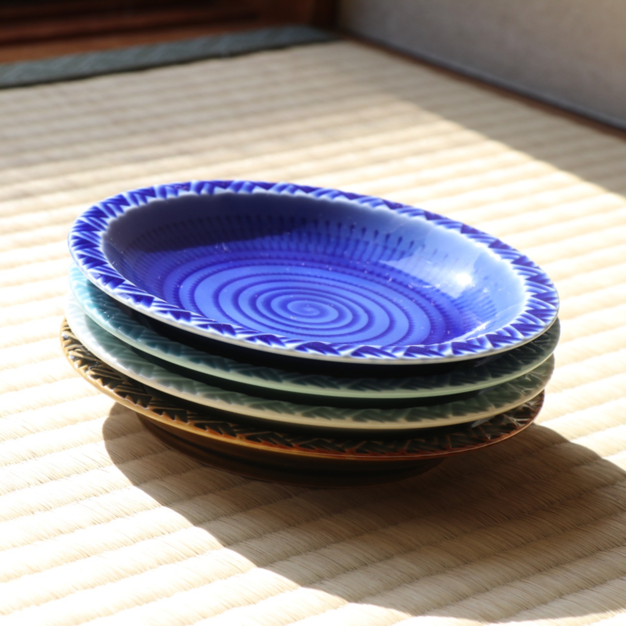 波佐見焼 一真窯 15cmウェーブ皿｜シンプルでかわいい中皿・ギフトにも最適 - 12