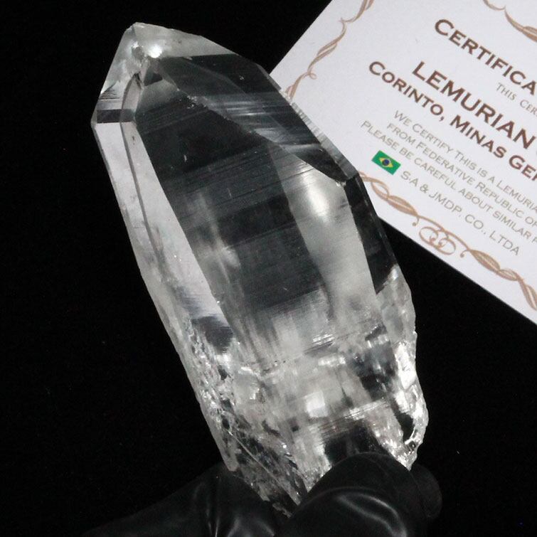 レムリアンシード 水晶 原石 ブラジル ミナスジェライス州 コリント産 証明書付属 一点物  271-222