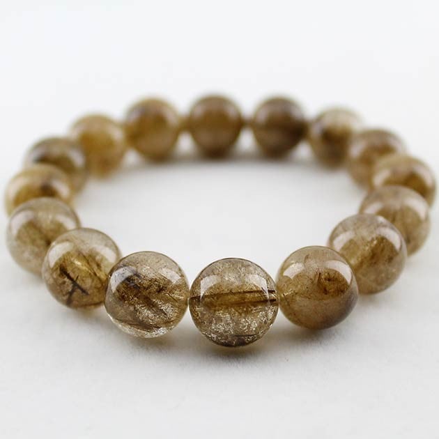 プラチナルチルクォーツ ブレスレット 13mm  211-4557