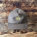 DEADSTOCK "UPS" Trucker Hat/ Made in USA by Riverside