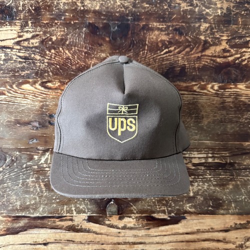 DEADSTOCK "UPS" Trucker Hat/ Made in USA by Riverside