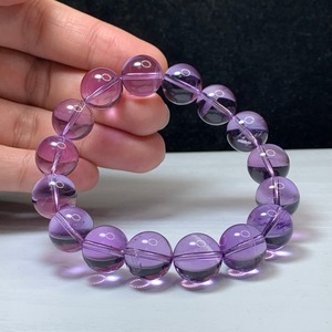 1.超透明☆ライトカラーアメジスト・ブレスレット