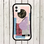 受注生産 iPhoneケース 淡色ブロックのZINEコラージュ｜紙もの風 ZINE052A