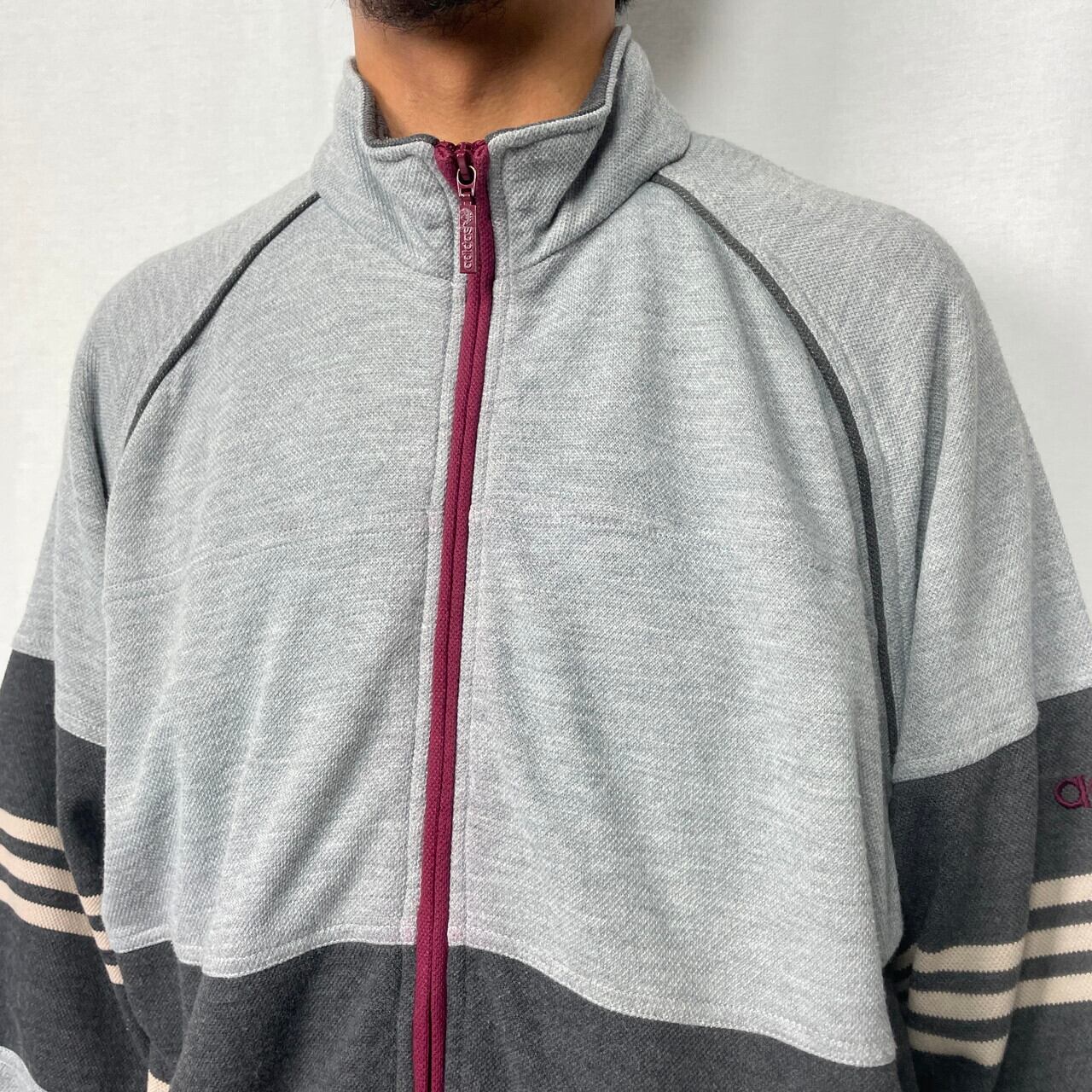 80年代 adidas アディダス 鹿の子 スウェットジャージ トラック