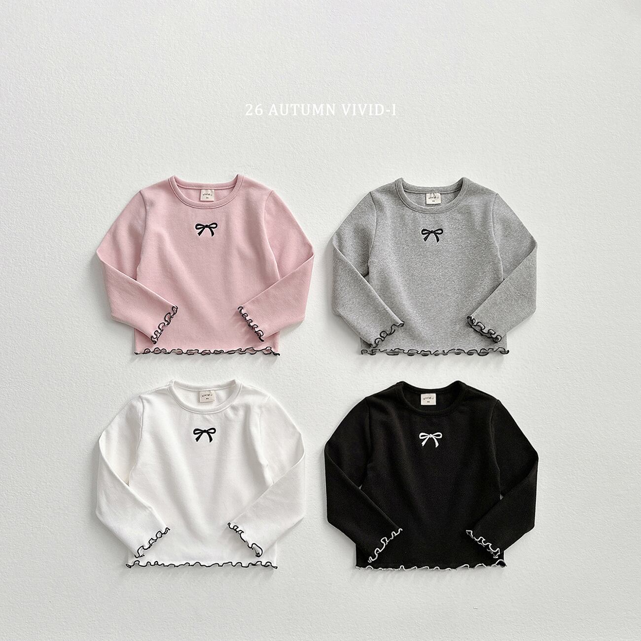 ribbon span nali tee【VIVID】※※10月下旬発送予定