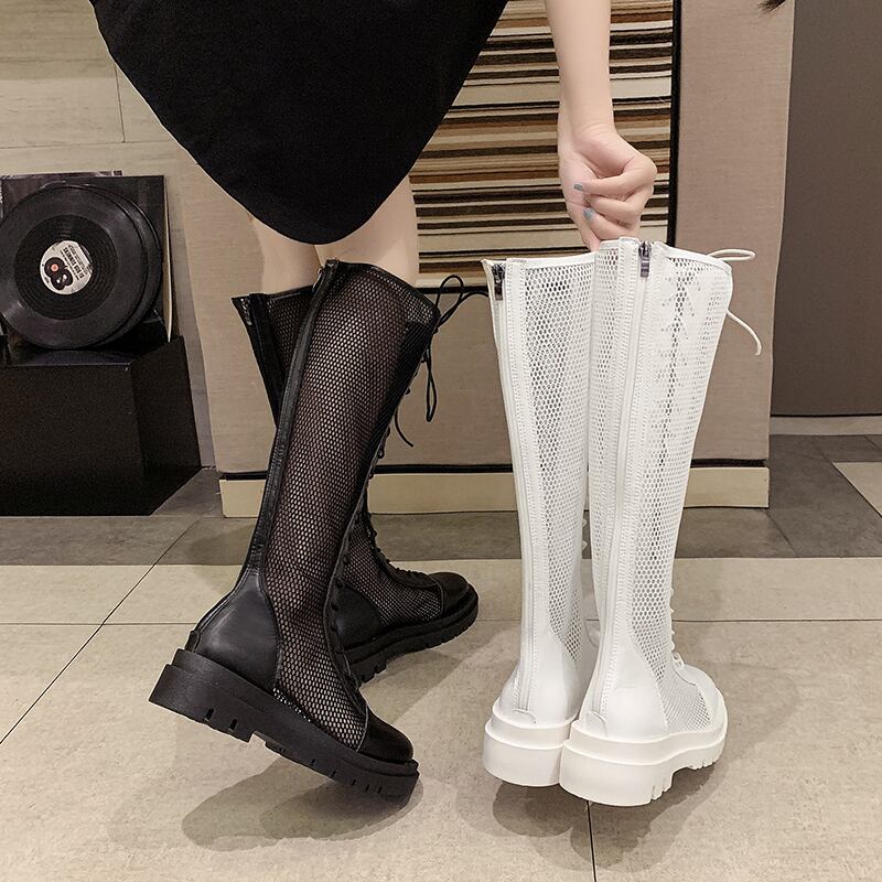 レディースブーツ薄手ジッパー 靴 シューズ スプリング 春物 サマー 夏物 部族の婦人靴30991165331