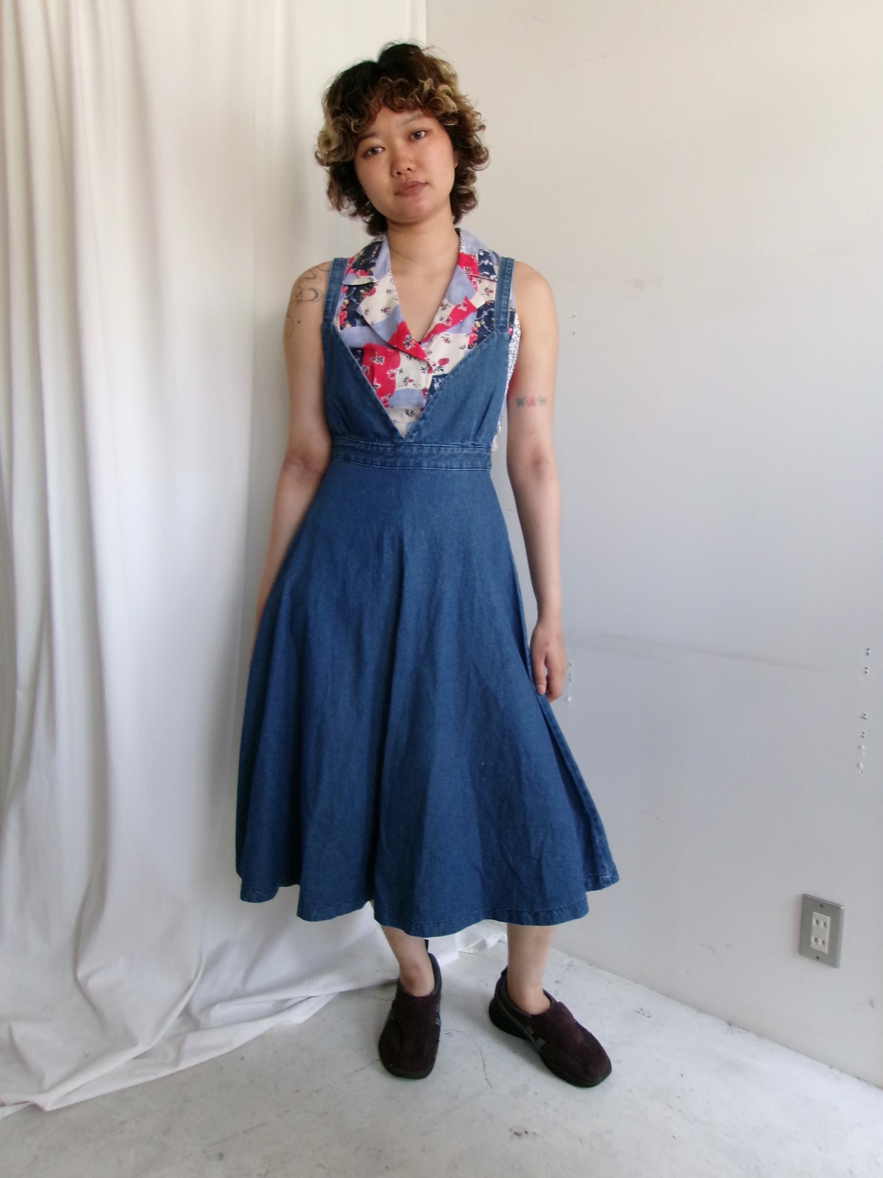 Denims jumper skirt | デニムジャンパースカート