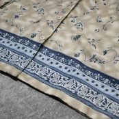 flower pattern fake suede shirt