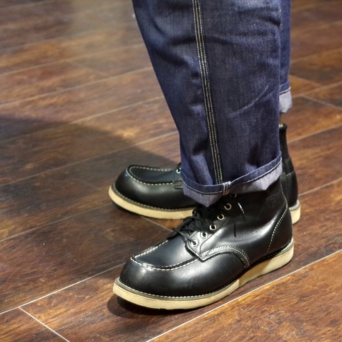 RED WING 8130 / IRISH SETTER MOC TOE BOOTS BLACK / レッドウイング  