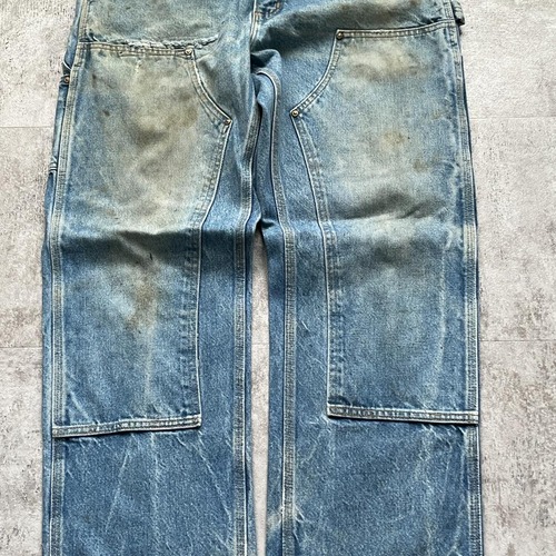 10s メキシコ製 デニム ダブルニー Carhartt W 32 L 31 詳細写真5
