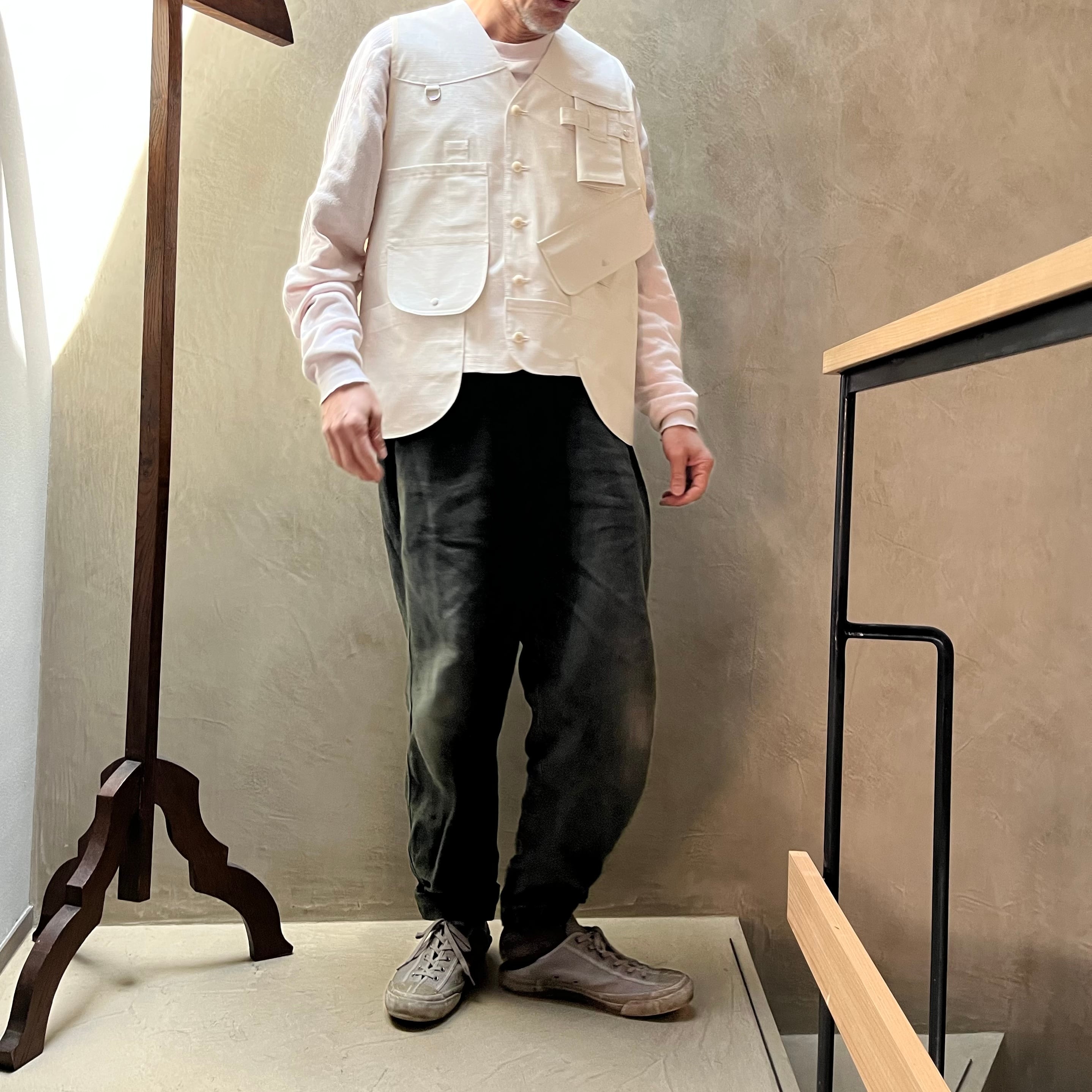 ASEEDONCLOUD/アシードンクラウド Recreation Vest/リクリエーションベスト #231702 OFF WHITE