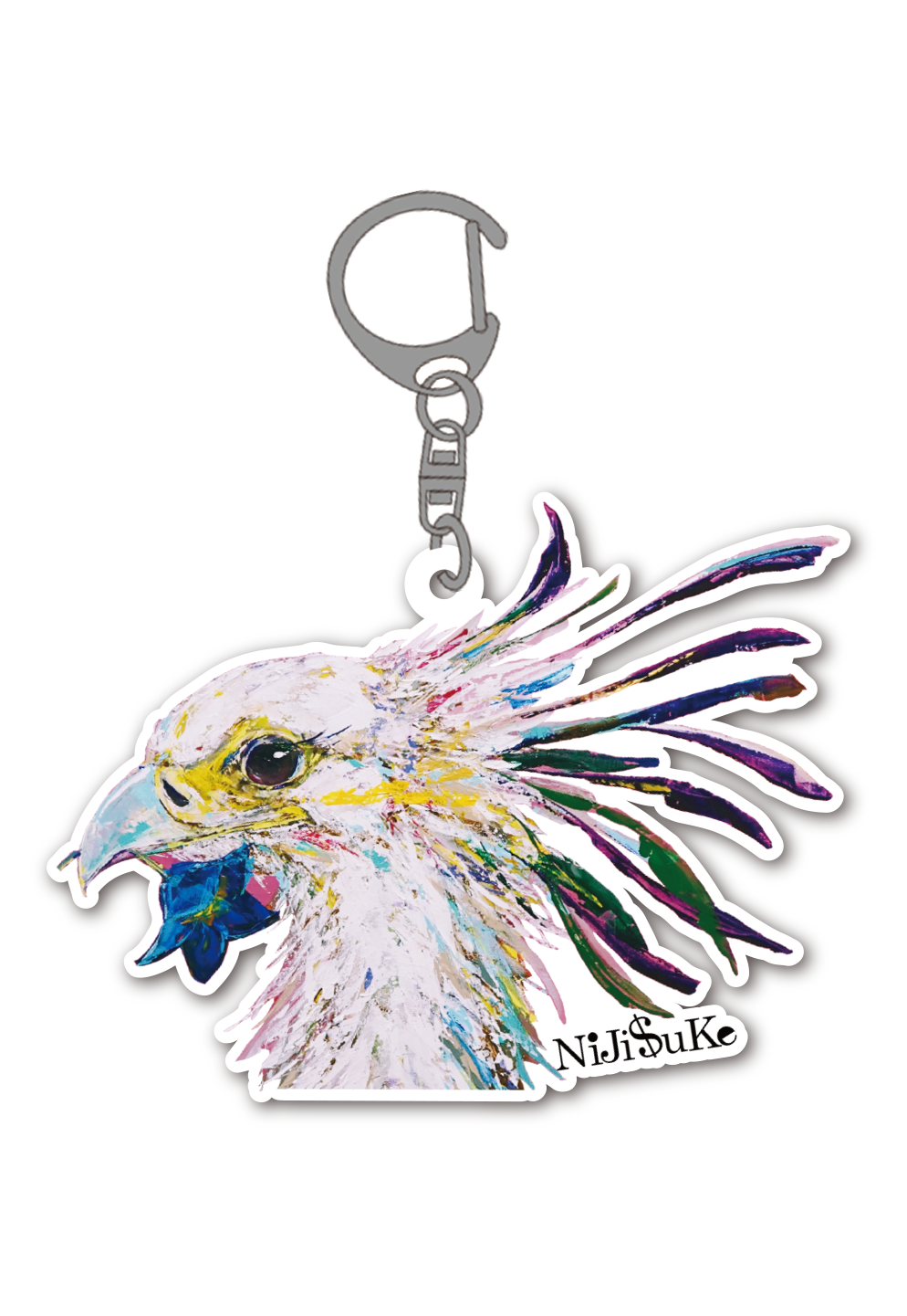Acryl Key holder [ 蛇くいわし桔梗_012 ] | NiJi$uKe