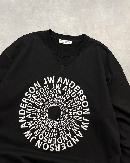 2022AW JW ANDERSON Swirl Logo Sweat Shirt