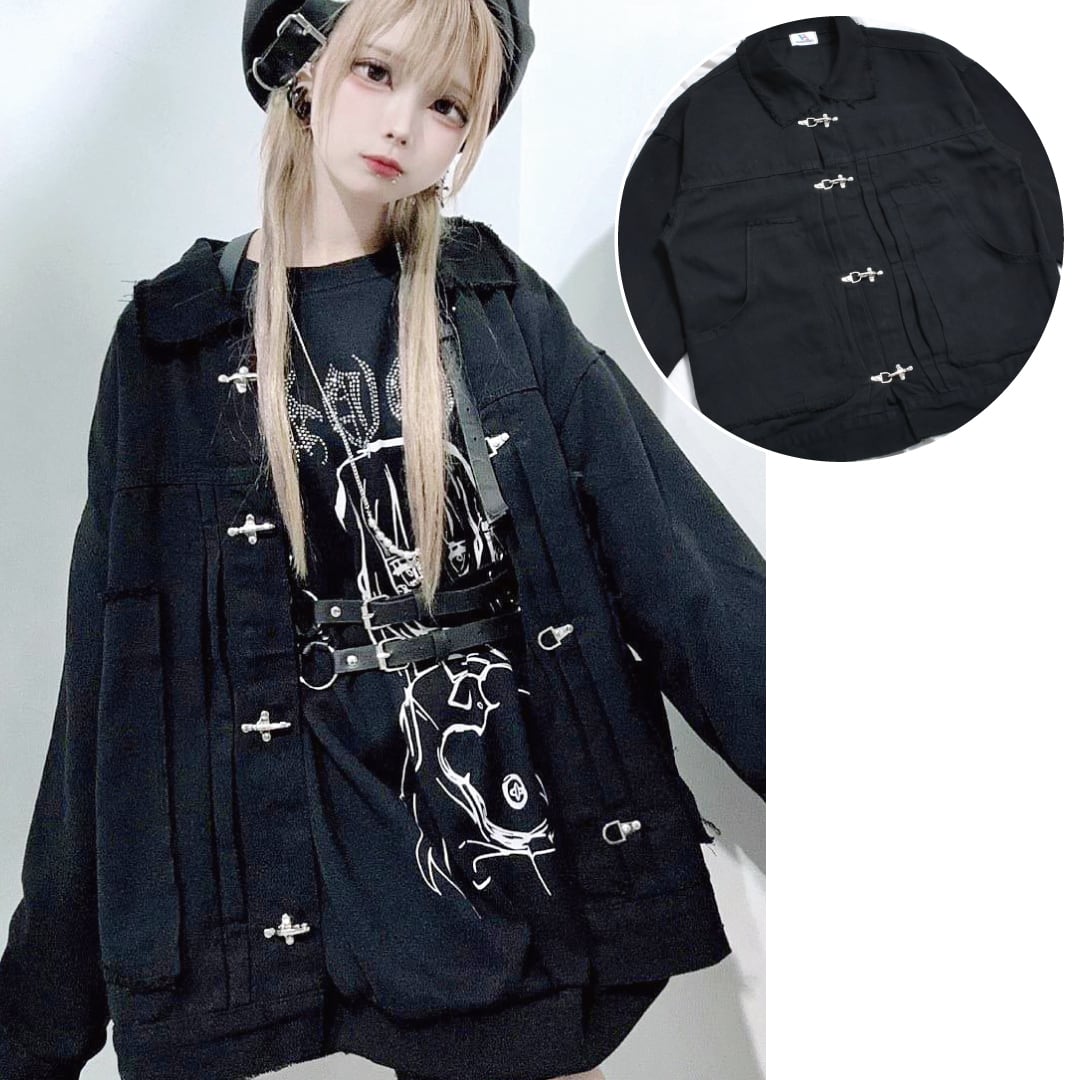 50%OFF】トグルフック ダメージジャケット | VOLCAN&APHRODITE