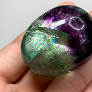 149.透明度高め！虹✩フローライトたまご