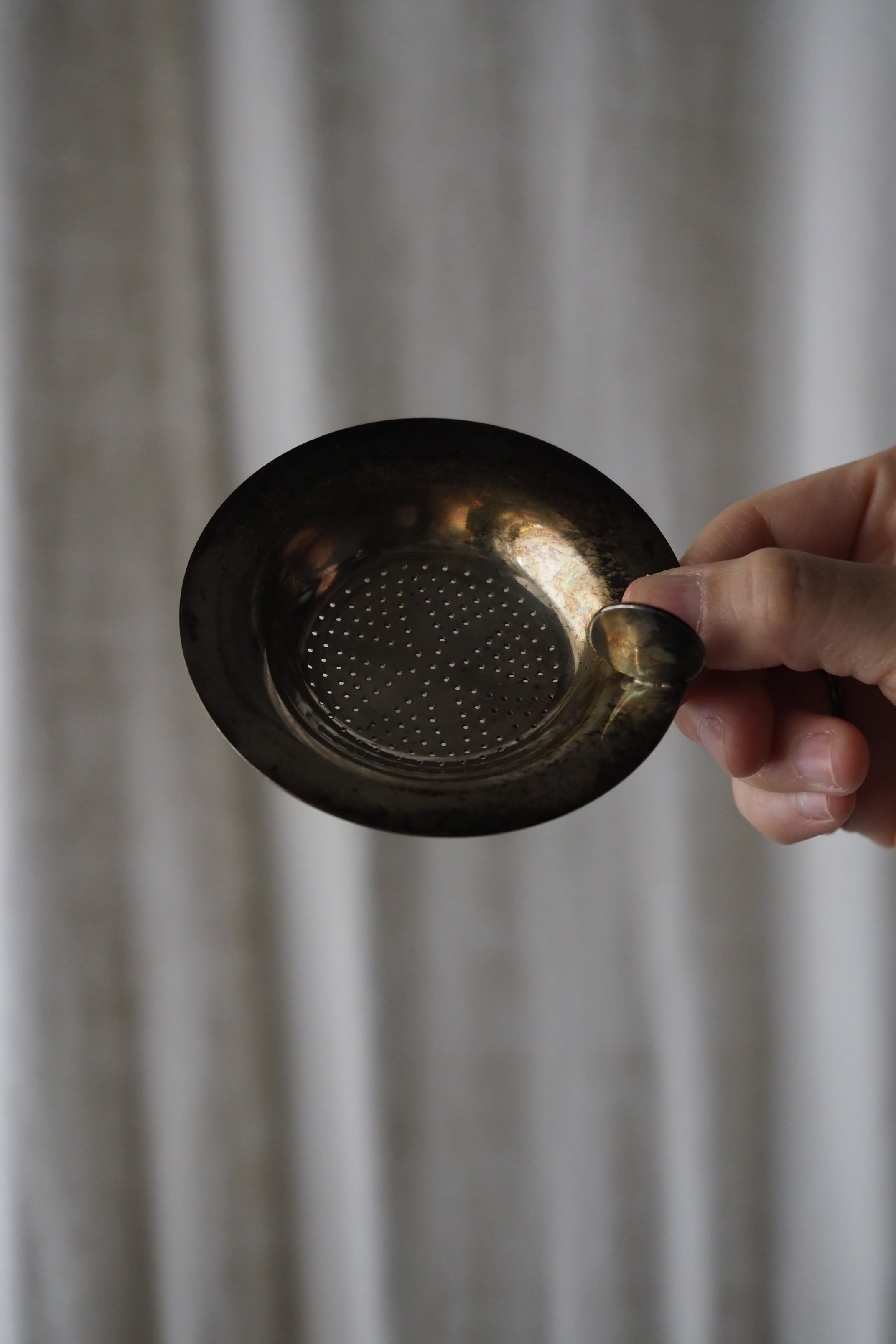 スタンド型ティーストレーナー-vintage tea strainer | アンティーク