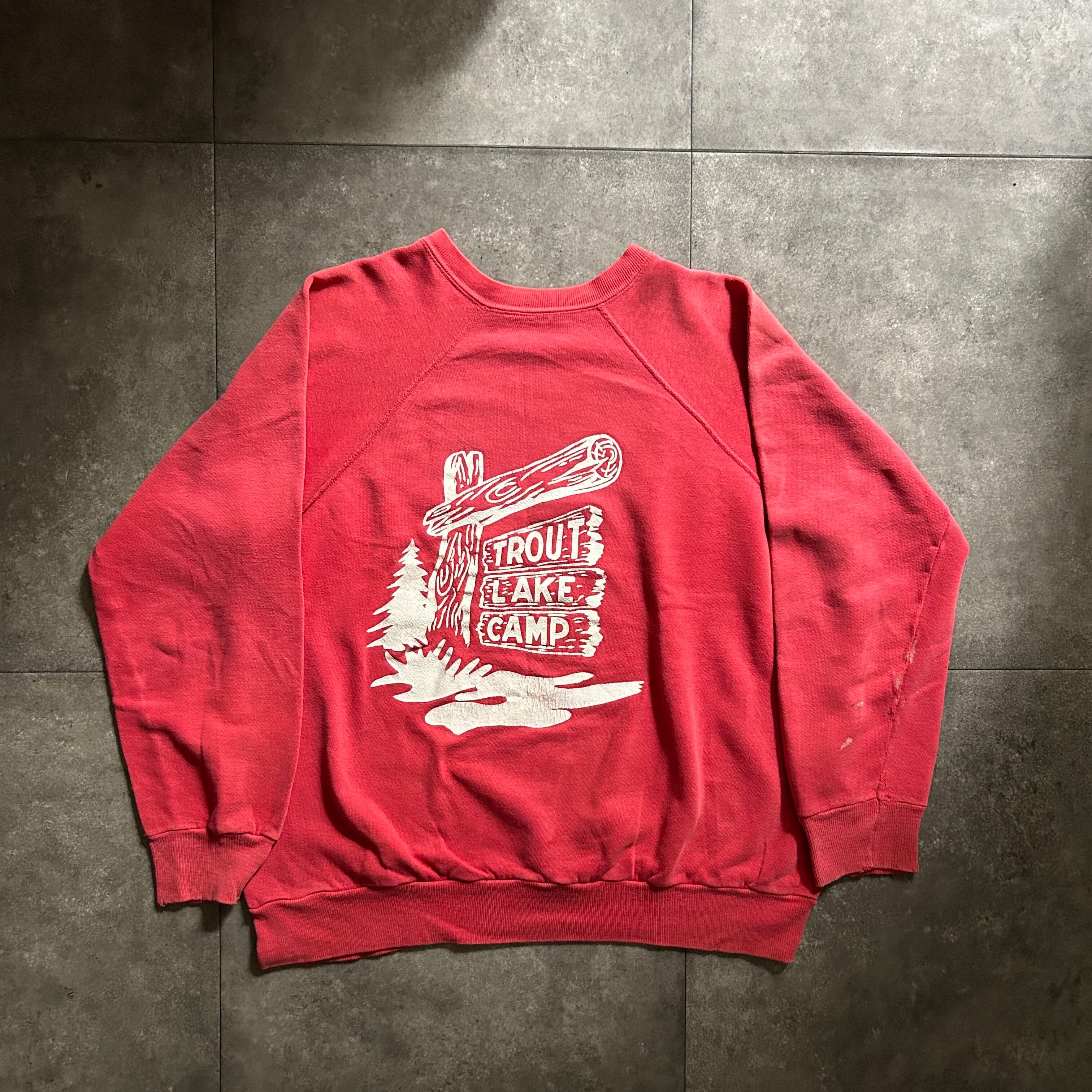 60s70s ヴィンテージスウェット USA製 ピンク L-XL相当 | 東京準備室 