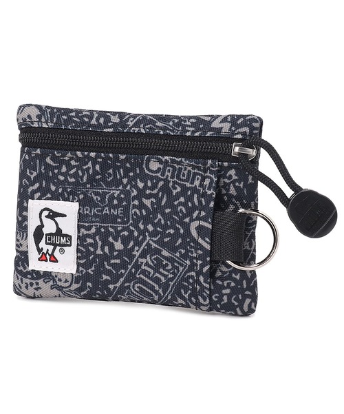 CHUMS チャムス キーコインケース CH60-3574 定期入れ付きキーケース コインケース リサイクル素材使用 Watercolor