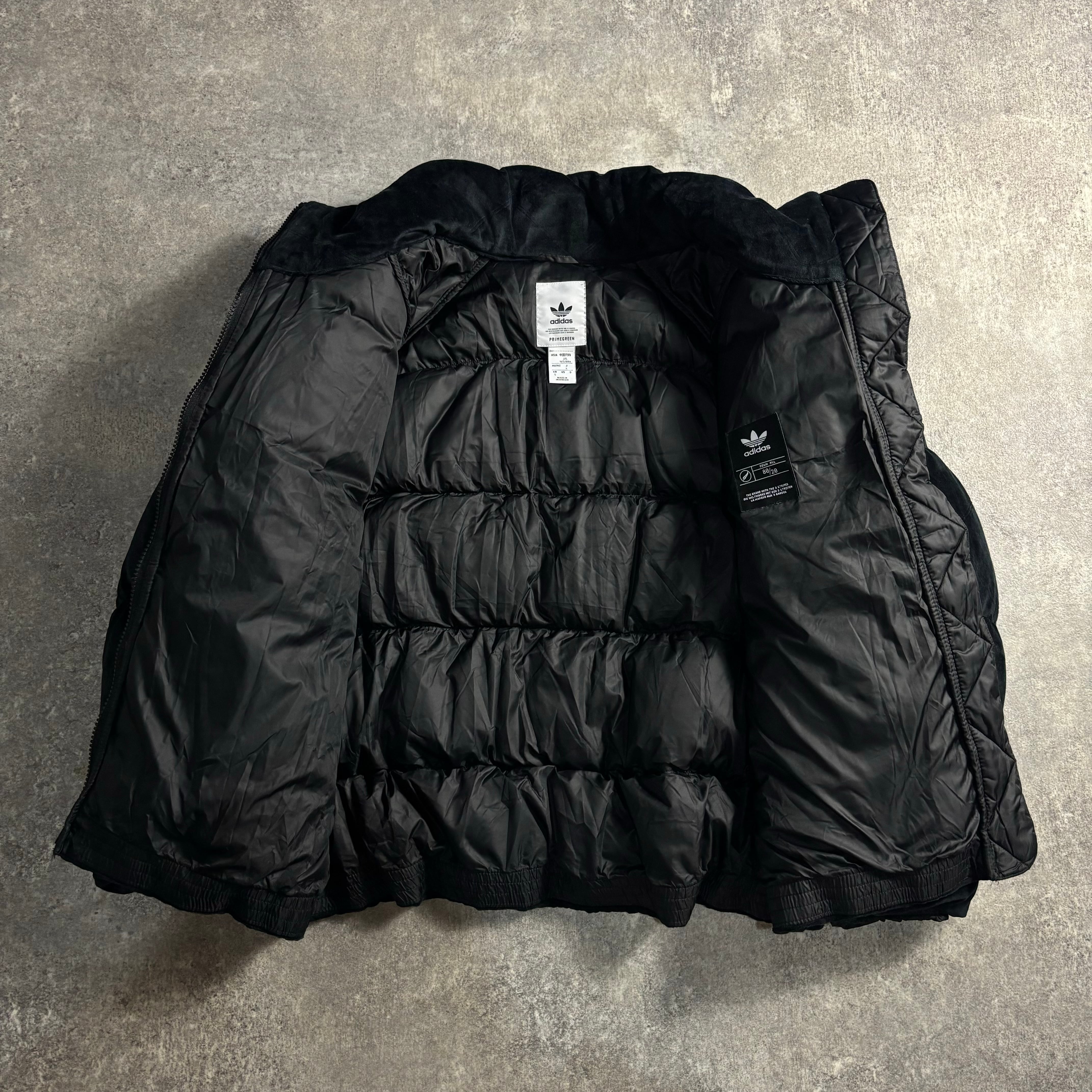 adidas ベロアダウンジャケット 肉厚 アーカイブ | LOST