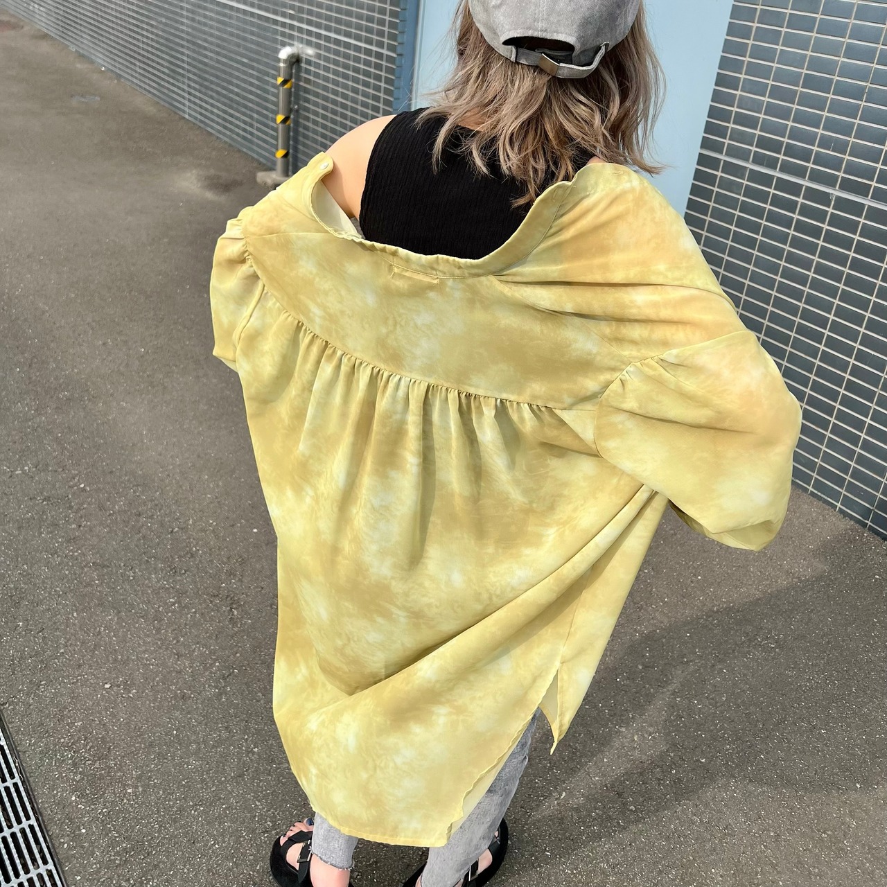 ✔︎水彩シアーサテンSH／yellow