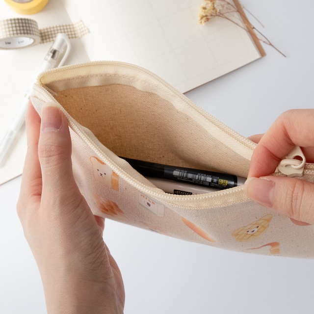 くまのパン屋さんフラットポーチ