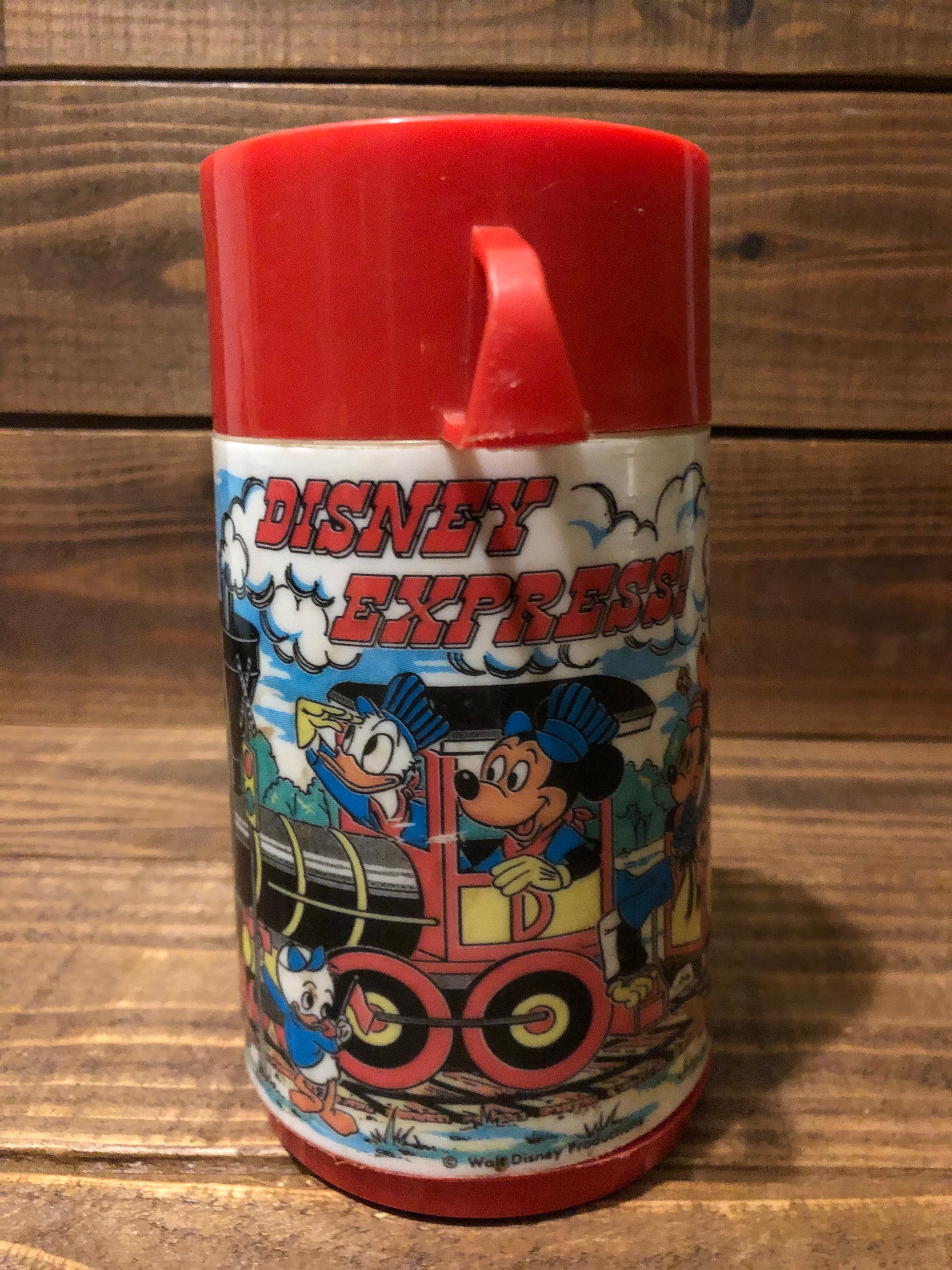 Disney Lunch Box ''Disney Express''/ディズニー ミッキーマウス ランチボックス 水筒 70's ビンテージ |  MOTORROCK KUSTOMSHOP ”FU’Z KORNER” powered by BASE