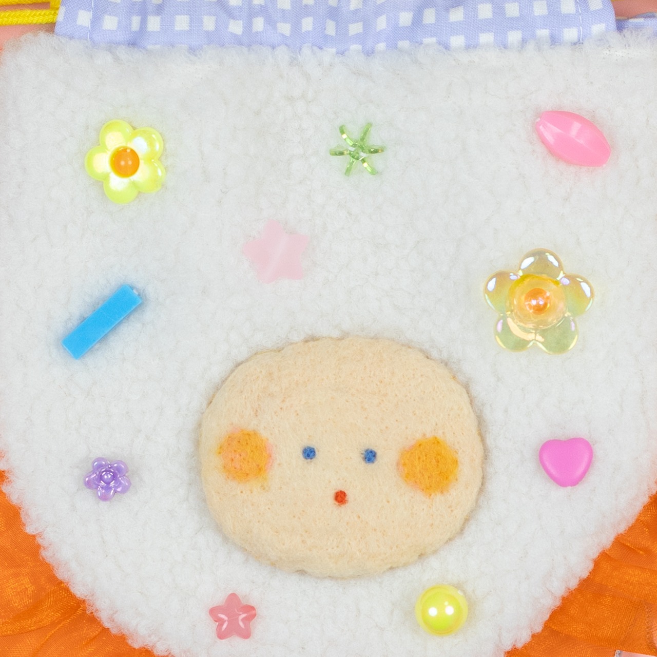 < moë > mof巾着 - orange