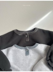 〖取寄〗韓国子供服 / 26winter / minirobe / ポポ裾リブトレーナー / キッズ *S~XL*