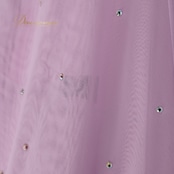 社交ダンス 衣装 スタンダードドレス ワンピース ドレス スタンダード 紫 ラベンダー フロート デモ 競技 ダンス パーティ 発表会 パープル系 明るめ紫 高級感 競技用 フォーマル コスチューム