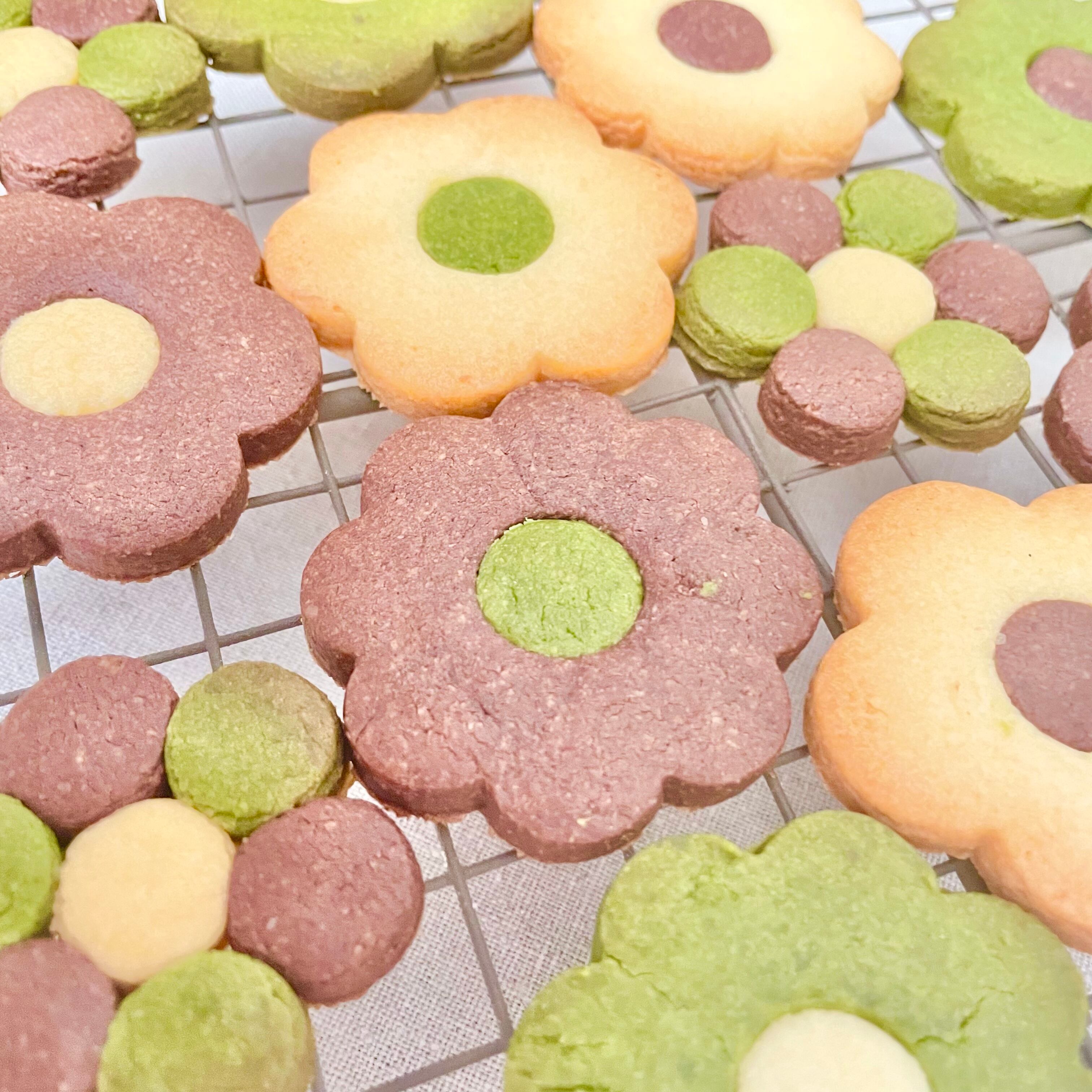 3種類のお花 クッキー型 Mercredi