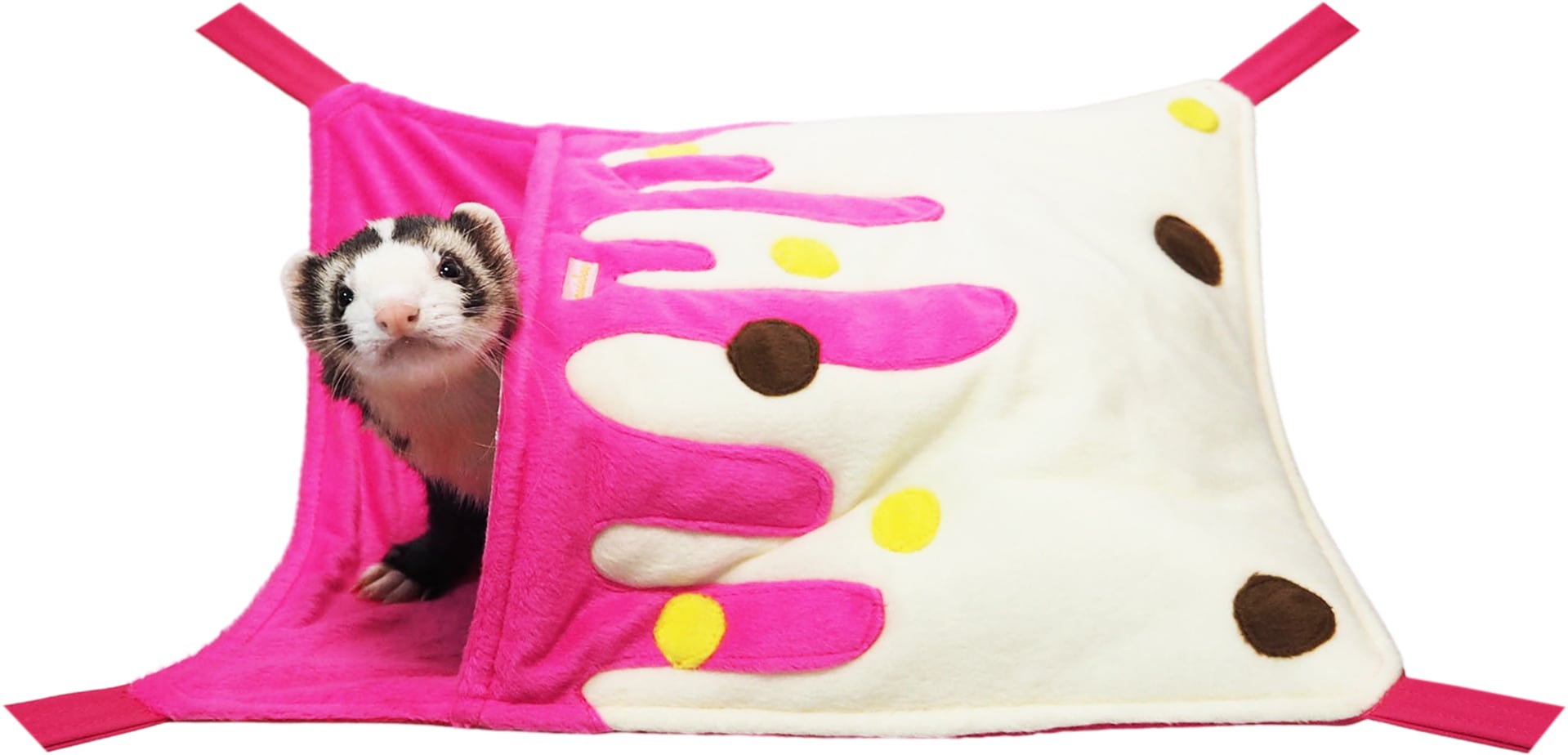 【フェレット】 スイーツハンモック ピンク/ブラウン