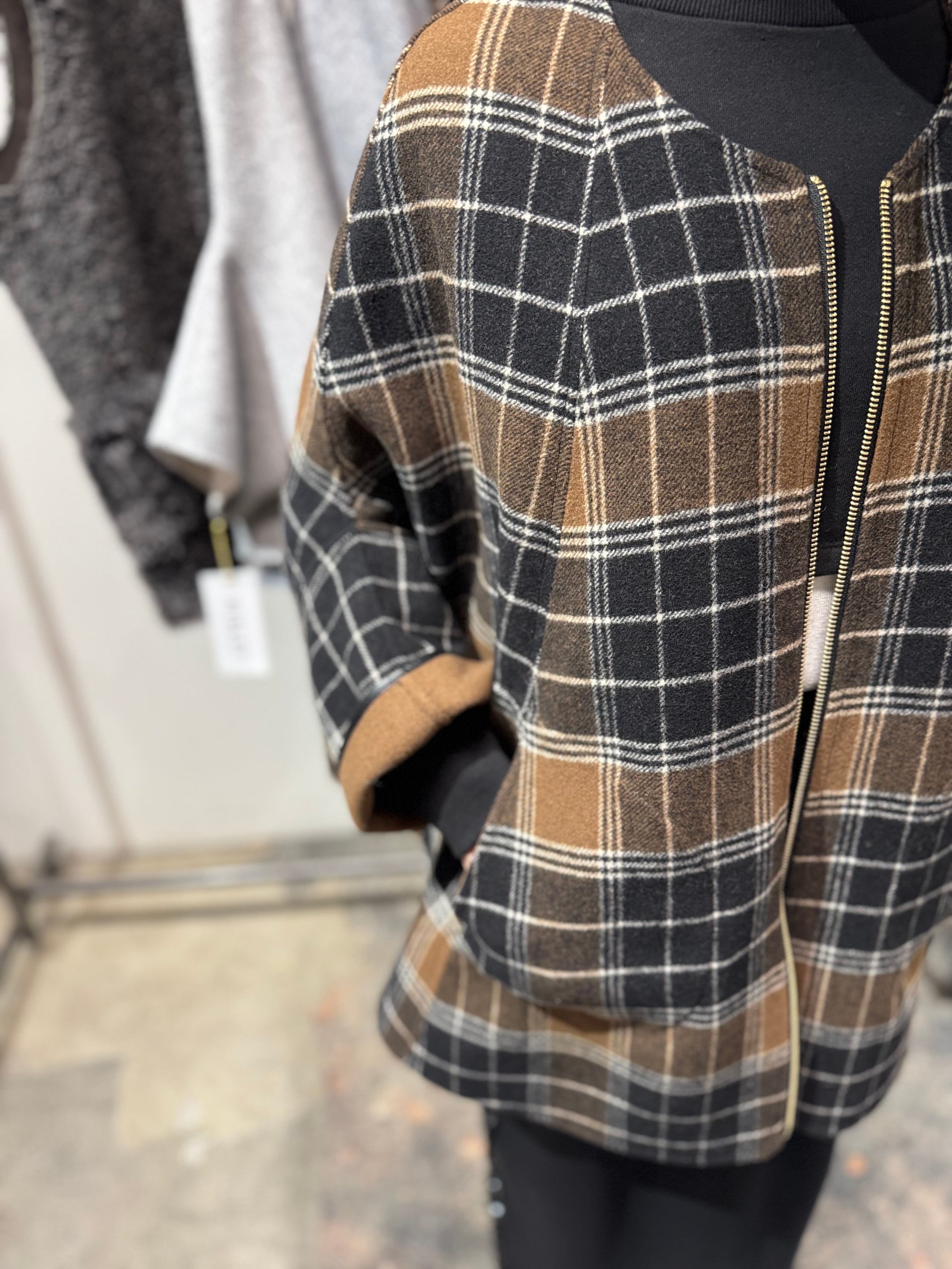 【RISLEY】リバーシブルダブルフェイスポンチョコート　R2503RPO826
