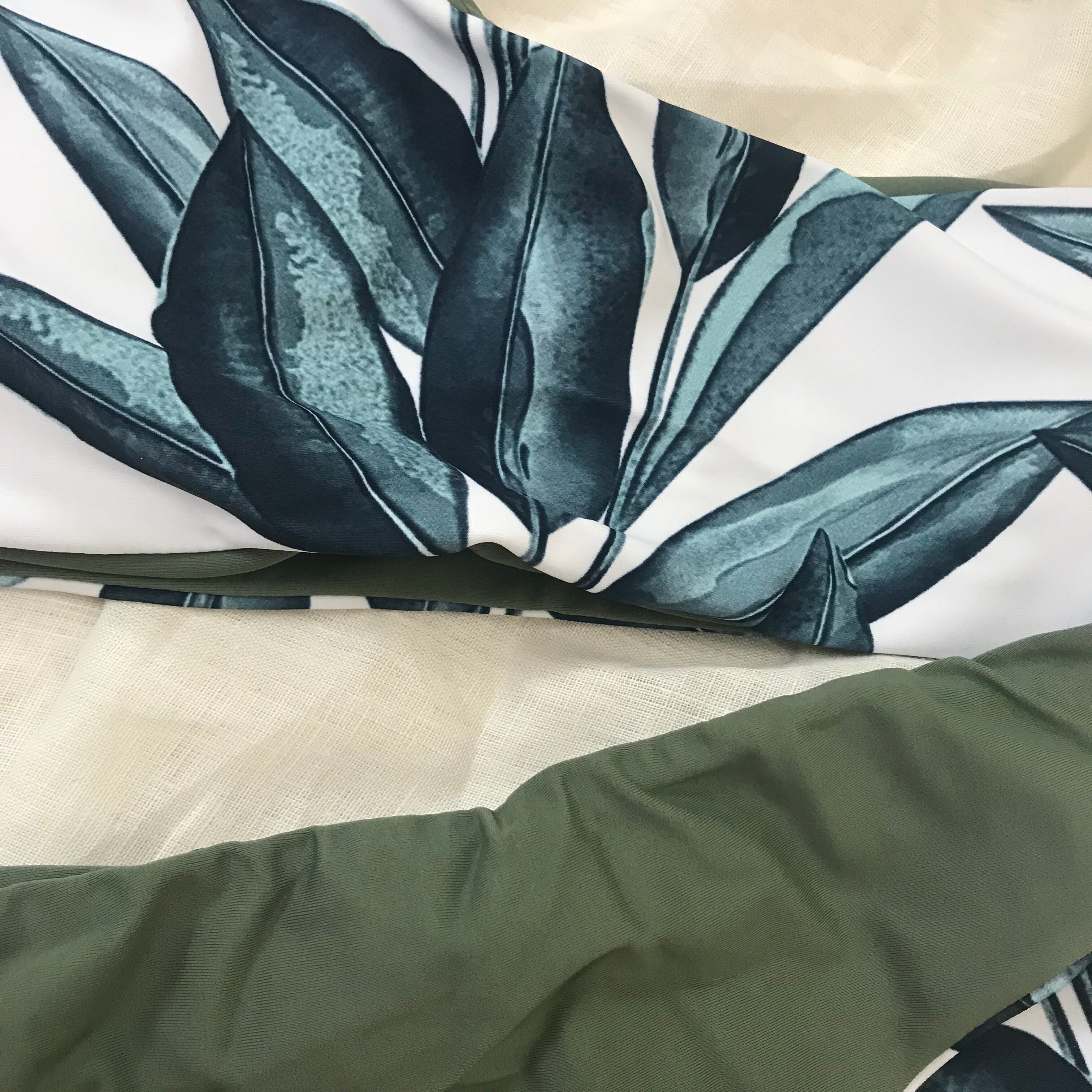 リバーシブル ワンショルダービキニ リーフ柄 ワンショルダー リーフ柄 リバーシブルビキニ | REGINA SWIMWEAR