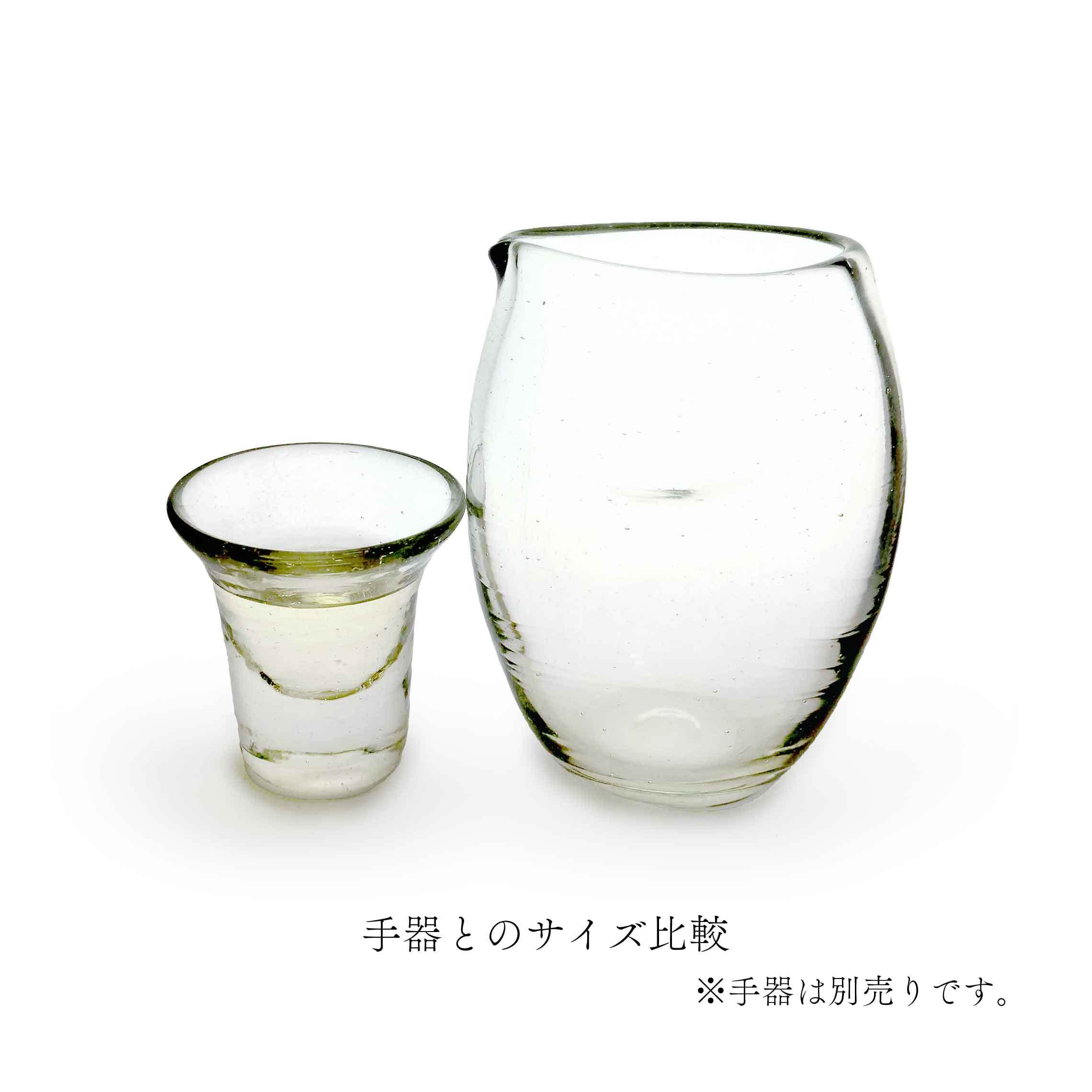 ガラス工房清天】おちょこ クリア [琉球ガラス] | 【琉球ガラス】と