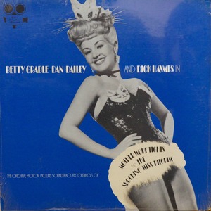 2563LP1 BETTY GRABLE DAN DAILEY AND DICK HAYMES MOTHER WORE TIGHTS AND THE SHOCKING MISS PILGRIM 未開封 中古レコード LP