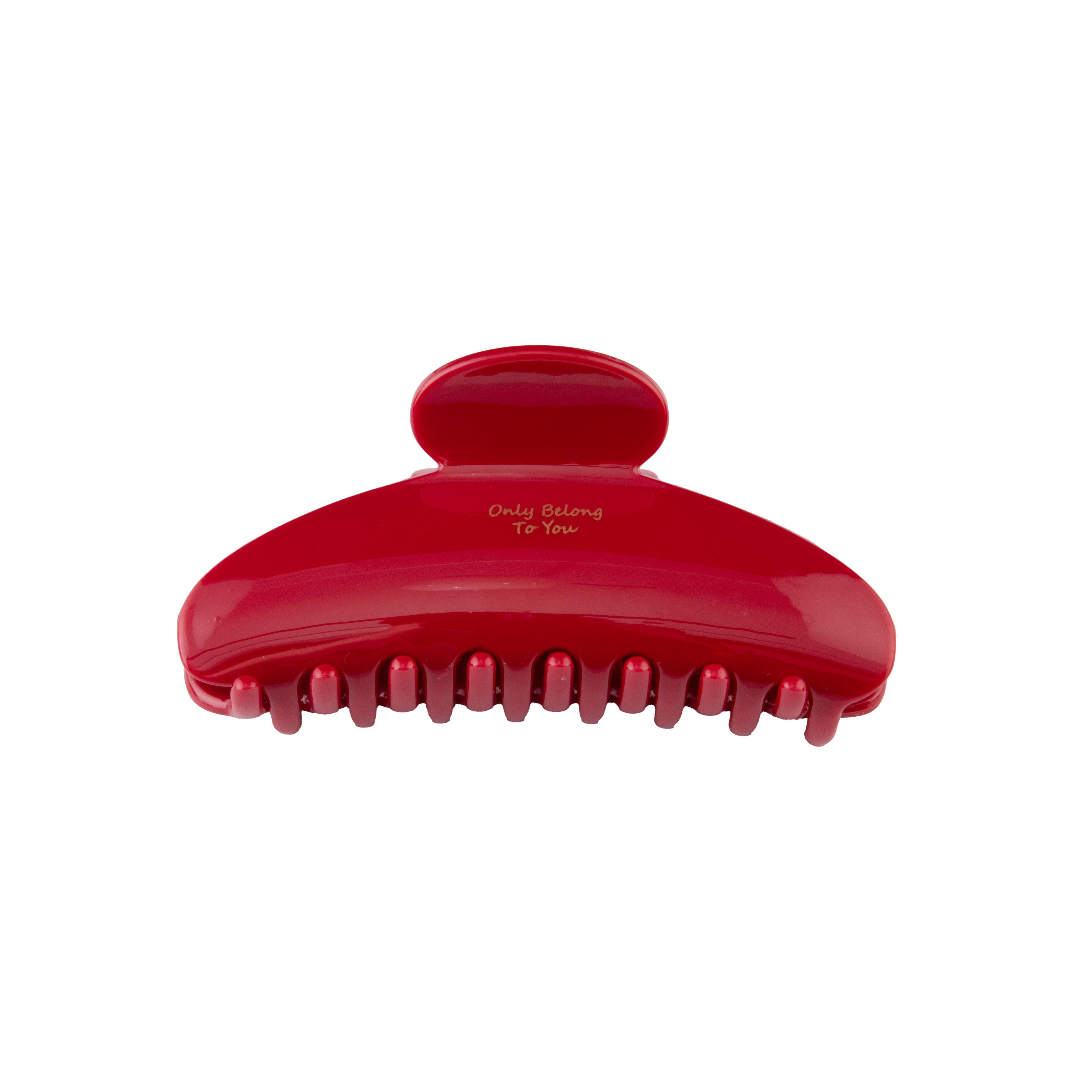 Half Moon Red Hairclip