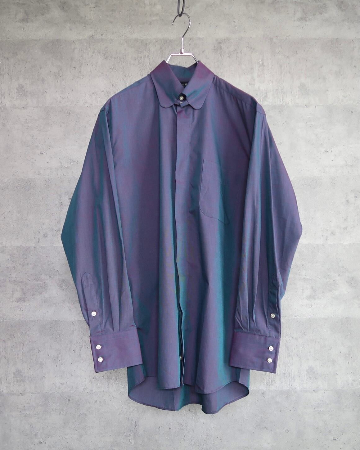 JIL SANDER エポレット スタンド バンドカラー ロングシャツ 黒 - メルカリ