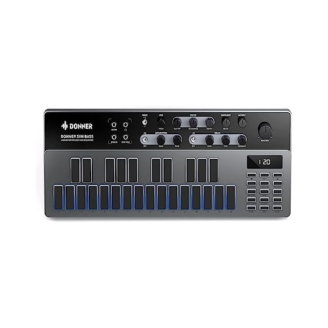 Donner Essential L1 シンセサイザー 64ステップ・シーケンサー搭載