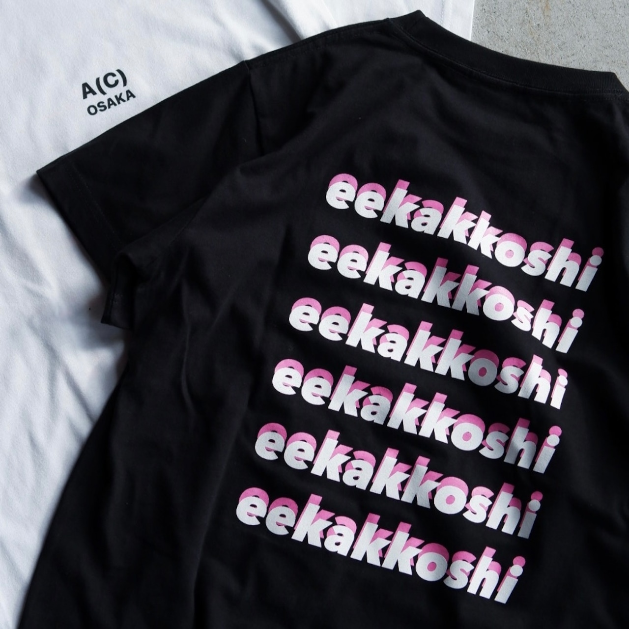 A(C)【"eekakkoshi"Print S/S T-shirt】子供用