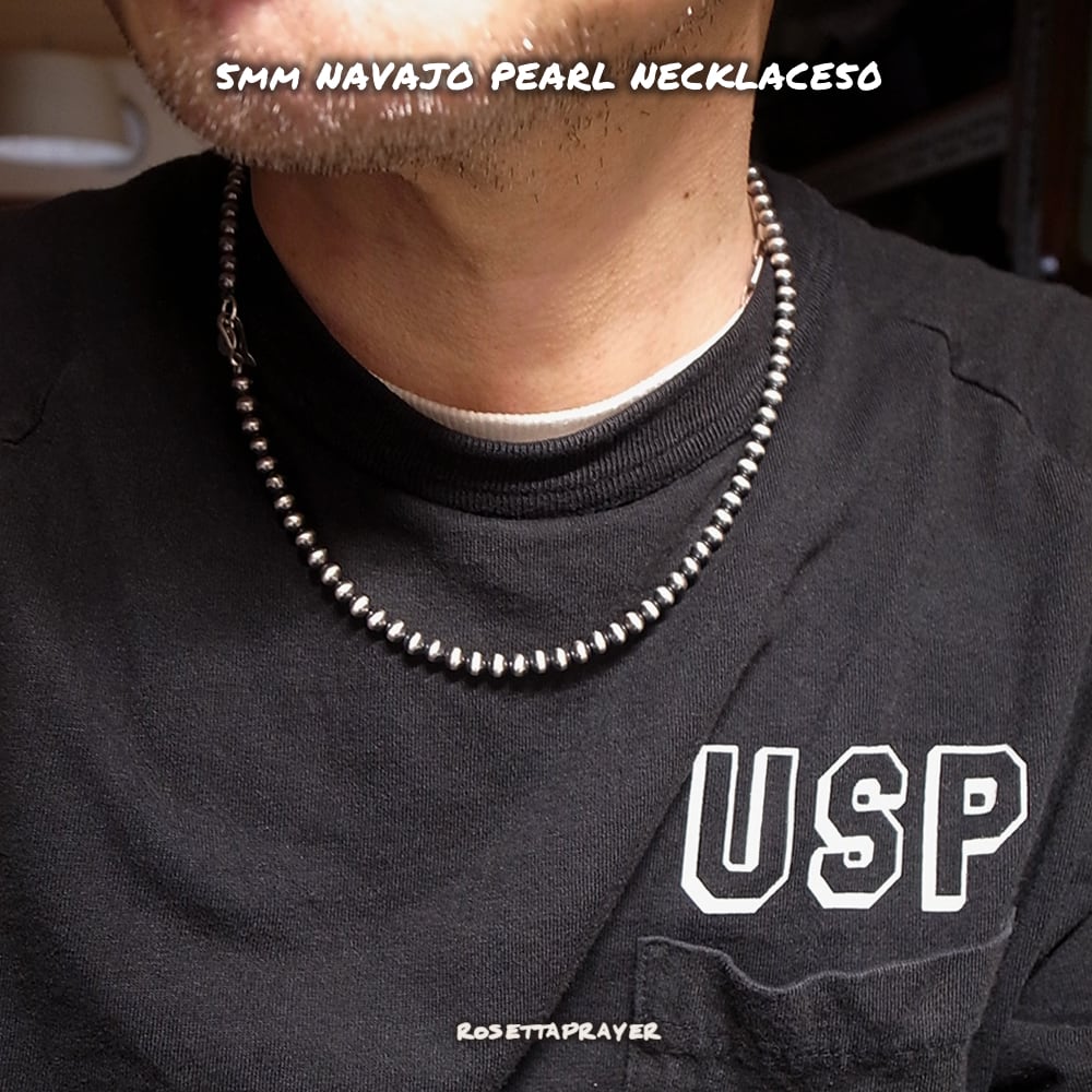 5mm NAVAJO PEARL NECKLACE50 | PAY ID
