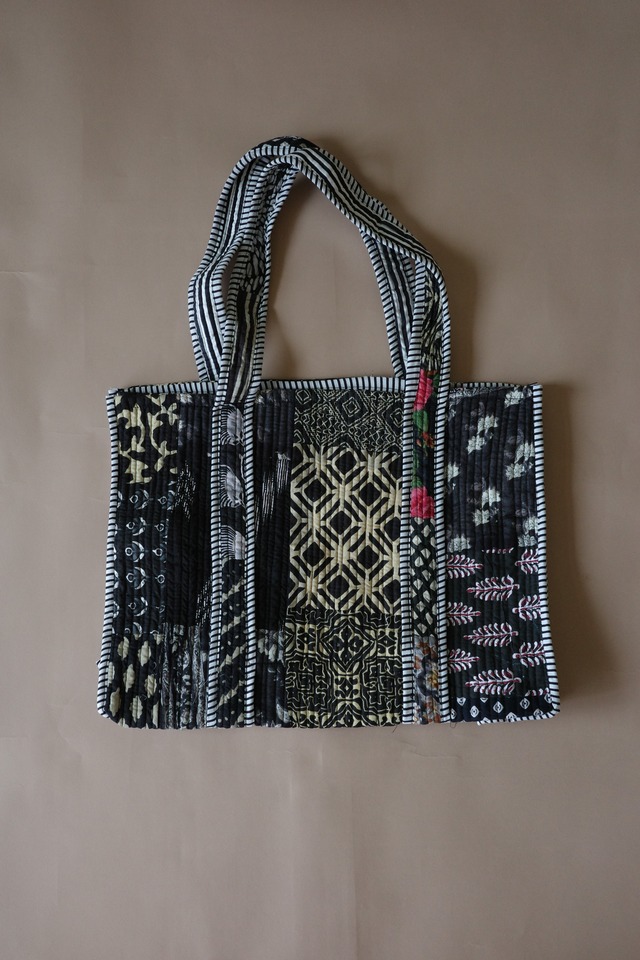 Patchwork Quilted Reversible Tote