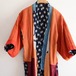 襤褸 着物 藍染 絣 木綿 クレイジーパターン 長着 ジャパンヴィンテージ 昭和 リメイク素材 | boro indigo kimono robe long kasuri crazy pattern japanese fabric vintage cotton
