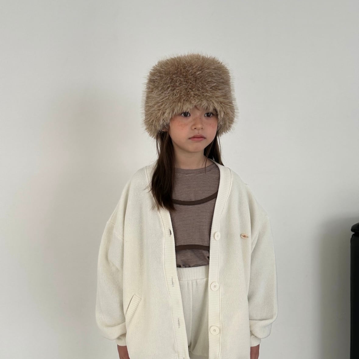 ♪ 未使用! nobis/ノビス エスキモー帽子 ファー ブラック S ♪