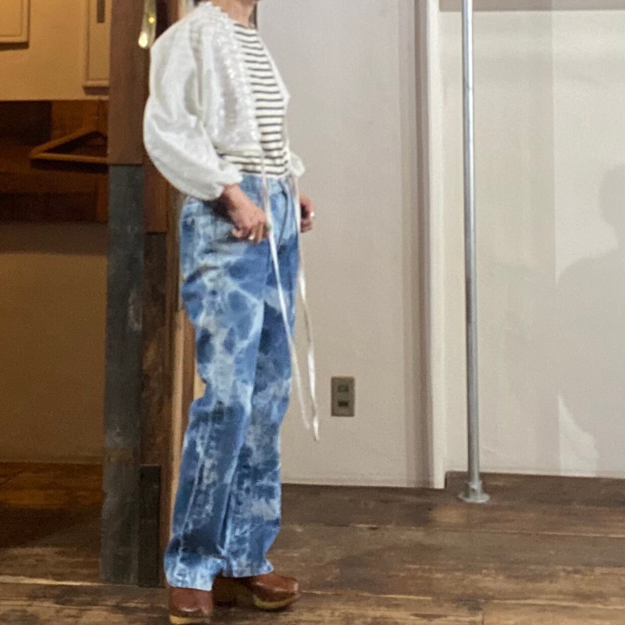 Chemical Wash Denim Pants / ケミカル デニム パンツ 古着 | 古着屋