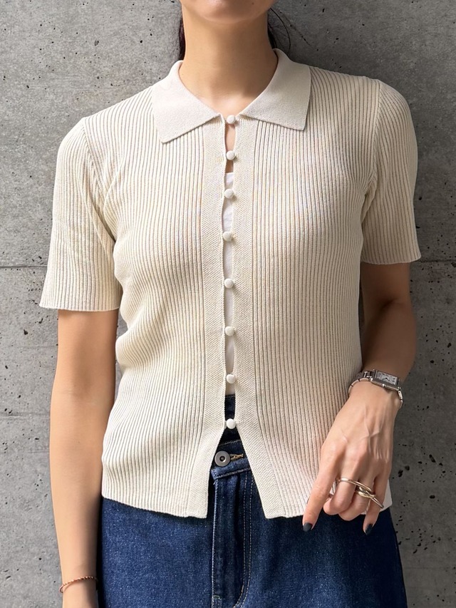 LINEN-TOUCH POLO CD（ﾘﾈﾝﾀｯﾁﾎﾟﾛｶｰﾃﾞ）【2226309】select by Bab
