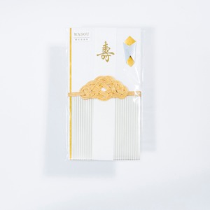 WASOU (和装) 金封 白紋 祝儀袋